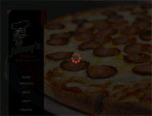 Tablet Screenshot of johnnyspizzeria.net